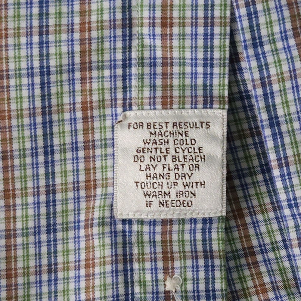 2 Peter Millar Dress Shirts XXL 100% Cotton Plaid Button Down Casual Lot Bundle - Picture 13 of 15